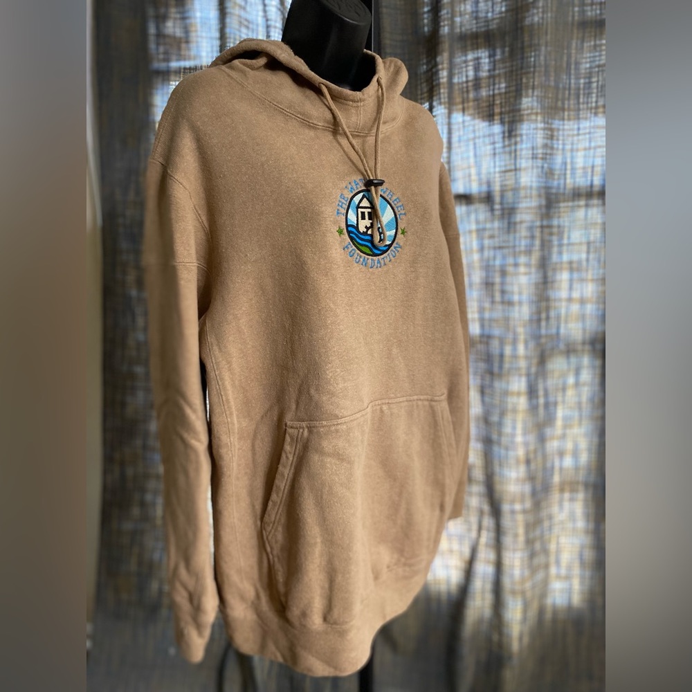 Phish Waterwheel vintage hemp/organic cotton embroidered hoodie by Two Jupiters